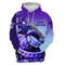 Zip Up DJ Design On Hoodie, All Over Print Hoodie Zip Hoodie Fleece Hoodie 3D, Vikings Tattoo Hoodie 3D KA1668