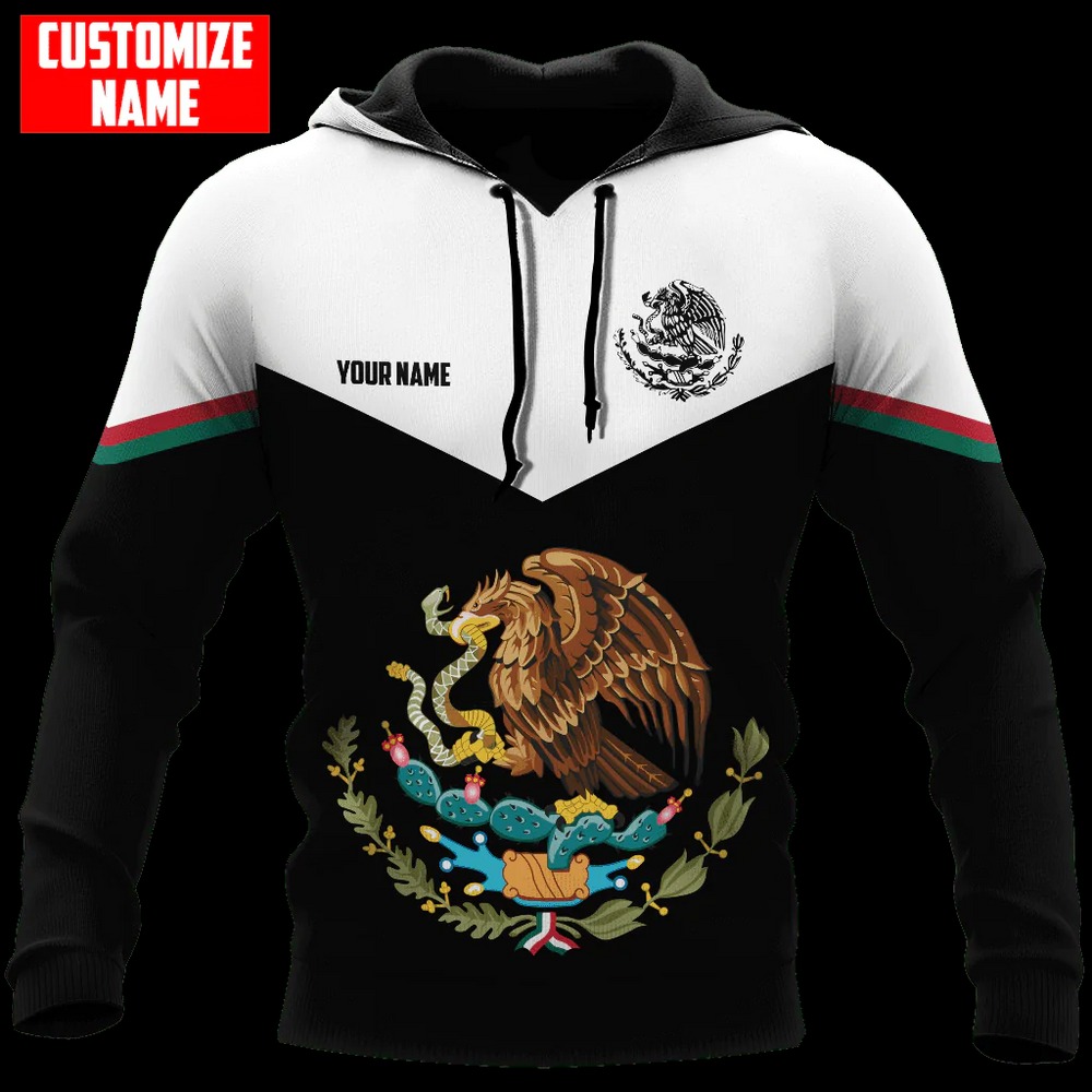 Mexico Hoodie for Men and Women, All Over Print Hoodie Zip Hoodie Fleece Hoodie 3D, Vikings Tattoo Hoodie 3D KA1689