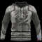 Knight Templar Hoodie Chainmail JJ, All Over Print Hoodie Zip Hoodie Fleece Hoodie 3D, Vikings Tattoo Hoodie 3D KA1735