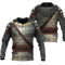 Chainmail Knight Medieval Armor Tops, All Over Print Hoodie Zip Hoodie Fleece Hoodie 3D, Vikings Tattoo Hoodie 3D KA1739