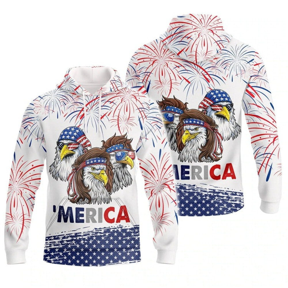 Independence Day Is Coming, All Over Print Hoodie Zip Hoodie Fleece Hoodie 3D, Vikings Tattoo Hoodie 3D KA1791
