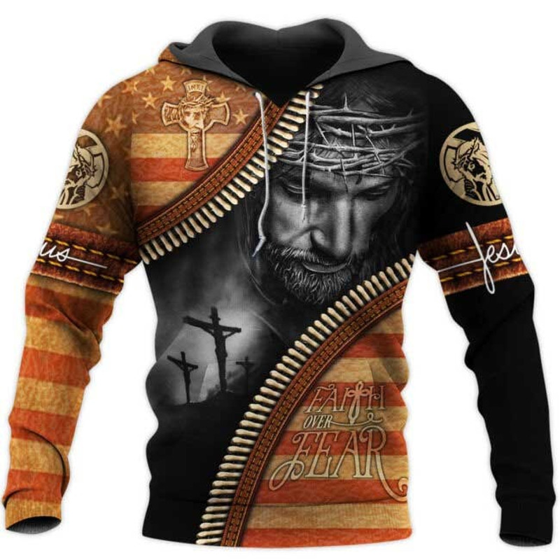 Christian Jesus 3D Hoodie, All Over Print Hoodie Zip Hoodie Fleece Hoodie 3D, Vikings Tattoo Hoodie 3D KA1806