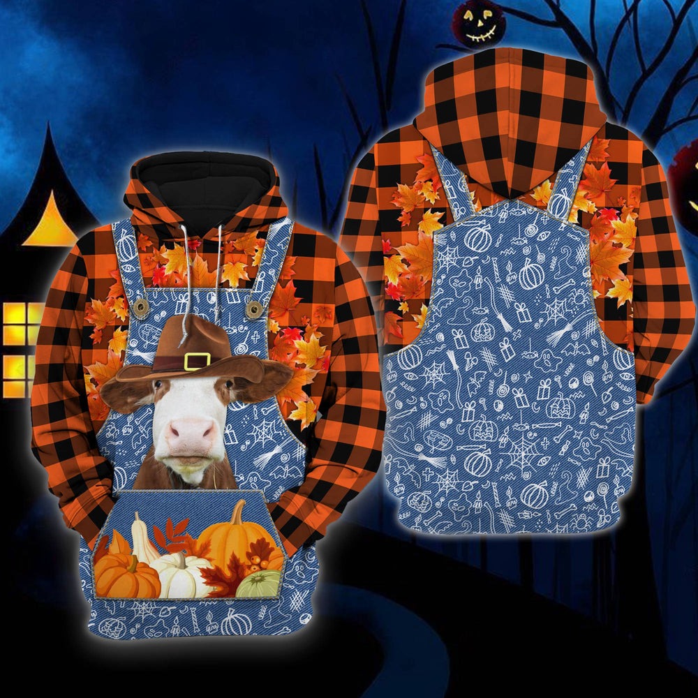 Farm Halloween Hoodie, All Over Print Hoodie Zip Hoodie Fleece Hoodie 3D, Vikings Tattoo Hoodie 3D KA1811