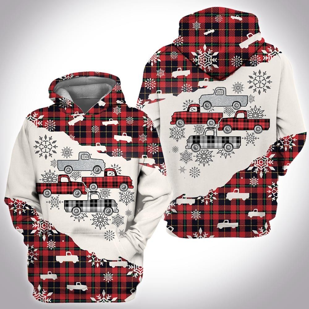 Full of Truck Christmas Hoodie Premi, All Over Print Hoodie Zip Hoodie Fleece Hoodie 3D, Vikings Tattoo Hoodie 3d KA1840