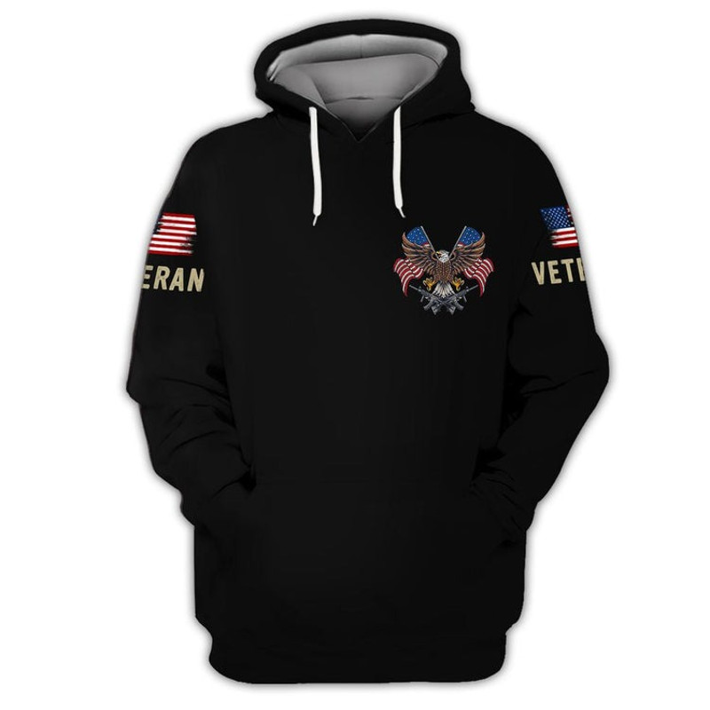 I Am A Veteran Like Dad And Mom, All Over Print Hoodie Zip Hoodie Fleece Hoodie 3D, Vikings Tattoo Hoodie 3d KA2064