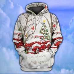 i am always with you red truck cardi, all over print hoodie zip hoodie fleece hoodie 3d, vikings tattoo hoodie 3d ka2066