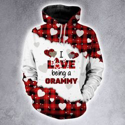 i love being a grammy leopard red bu, all over print hoodie zip hoodie fleece hoodie 3d, vikings tattoo hoodie 3d ka2077