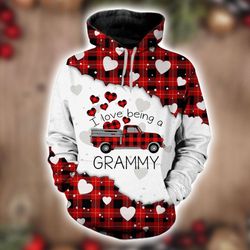 i love being a grammy red buffalo, all over print hoodie zip hoodie fleece hoodie 3d, vikings tattoo hoodie 3d ka2078
