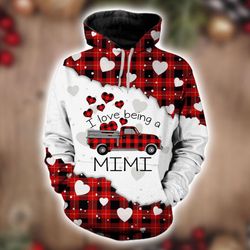 i love being a mimi red buffalo truck,all over print hoodie zip hoodie fleece hoodie 3d, vikings tattoo hoodie 3d ka2088