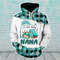 I Love Being NANA Turquoise Christmas,All Over Print Hoodie Zip Hoodie Fleece Hoodie 3D, Vikings Tattoo Hoodie 3d KA2095