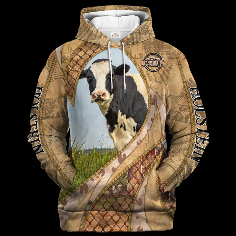 In The Memories Of Holstein Hoodie,All Over Print Hoodie Zip Hoodie Fleece Hoodie 3D, Vikings Tattoo Hoodie 3d KA2108