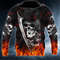 Flee From Death Skull 3D Hoodie, All Over Print Hoodie Unisex