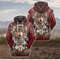 Tribal Native Wolf Red Native American Hoodie 3D, Personal All Over Print Hoodie Unisex