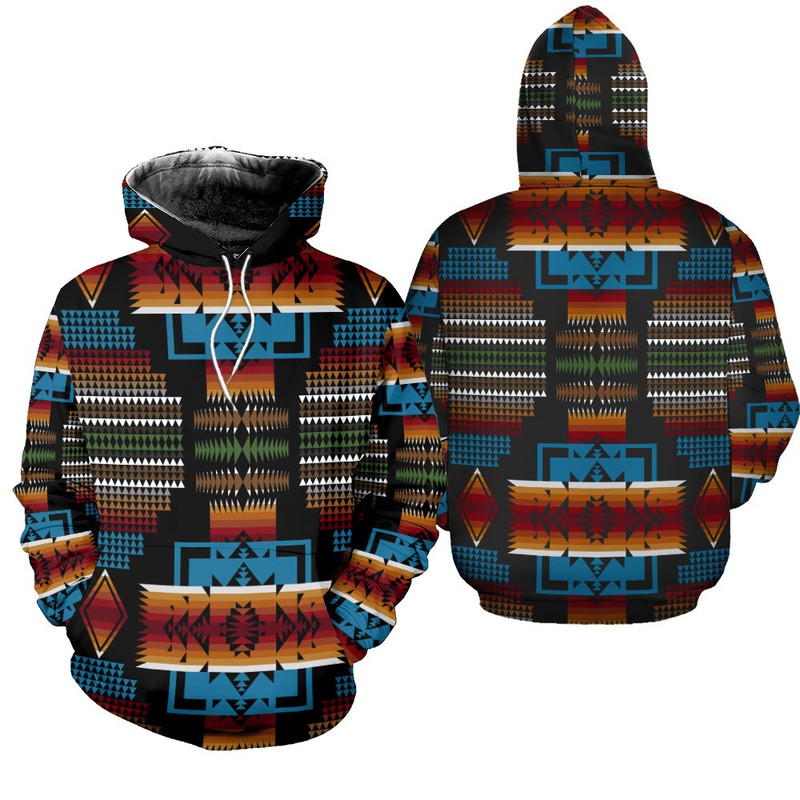 Native Pattern Culture Native American Hoodie 3D, Personal All Over Print Hoodie Unisex