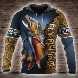 fly fishing gift ideas for dad hoodie 3d, personal all over print hoodie unisex