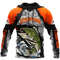 Fisherman Big Game Fishing Orange Hoodie 3D, Personal All Over Print Hoodie Unisex