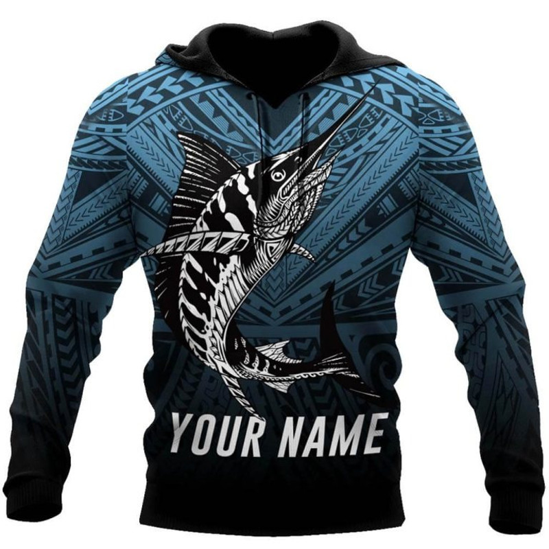 Polynesian Mahi Mahi 3D Hoodie 3D, Personal All Over Print Hoodie Unisex