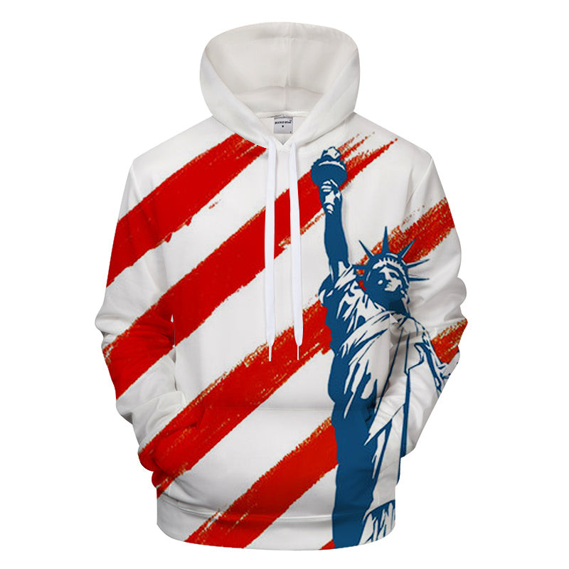 Lady Liberty 3D - Sweatshirt, Hoodie, Pullover