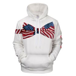 american bow tie 3d - sweatshirt, hoodie, pullover
