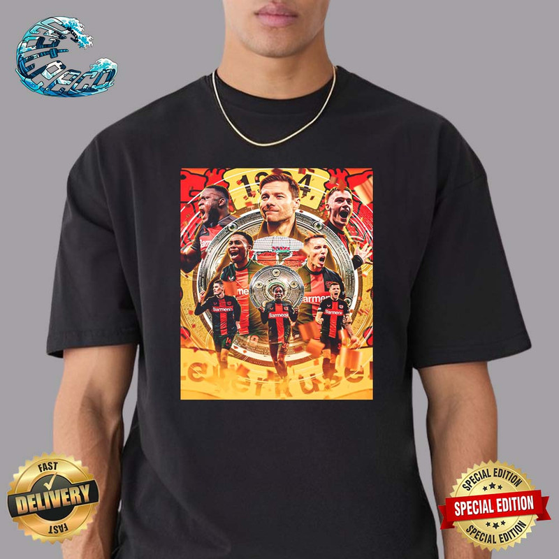 Congratulations Bayer Leverkusen Are Bundesliga Champions 2024 Vintage T-Shirt