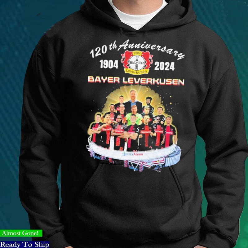120th Anniversary 1904-2024 Bayer Leverkusen Shirt Hoodie 3D