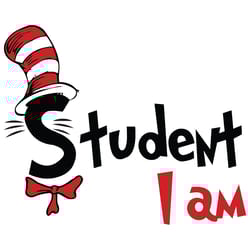 student i am svg, dr seuss svg, dr seuss book, dr seuss vector, dr seuss student, seuss svg, seuss book svg,