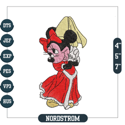 disney minnie mouse embroidery file