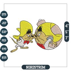 christmas ornament speedy gonzales embroidery, digital embroidery design