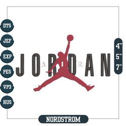 air jodan logo embroidery, michael jordan embroidery, basketball embroidery