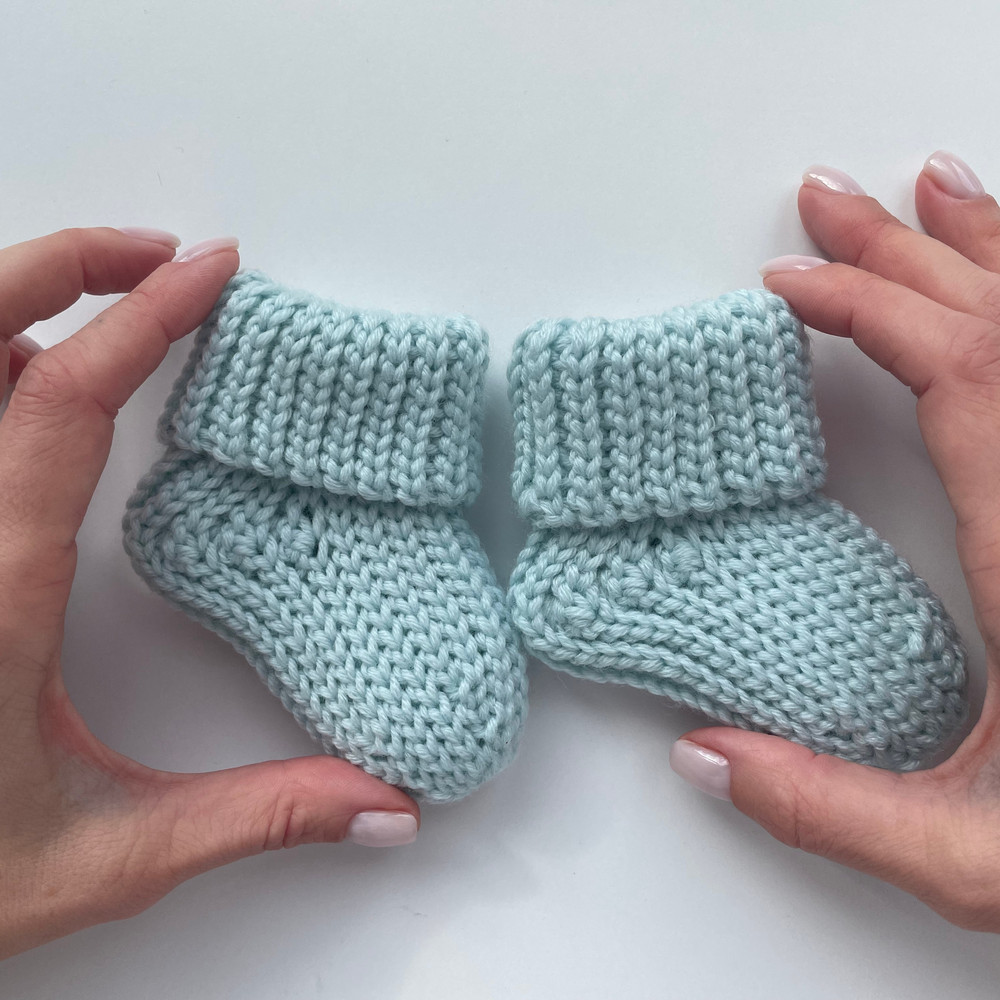Crochet Baby Socks Pattern Warm Winter Socks Newborn Baby Girl Boy Unisex 3 Sizes Up Newborn To 12 Months 3