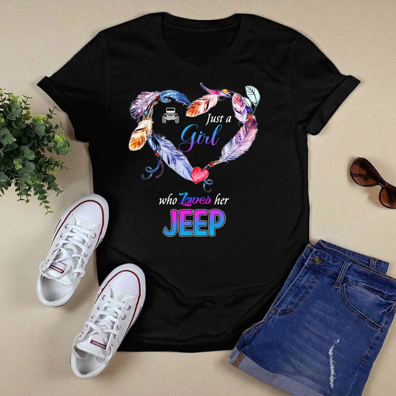 Just a girl who loves her jeep t shirt.png