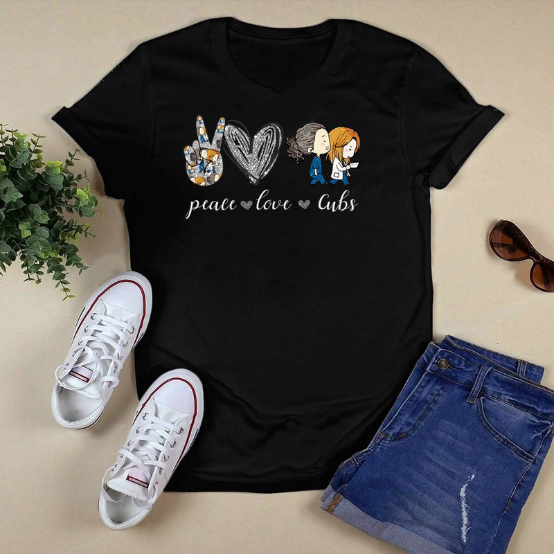 Peace Love Grey's Anatomy T-shirt.png