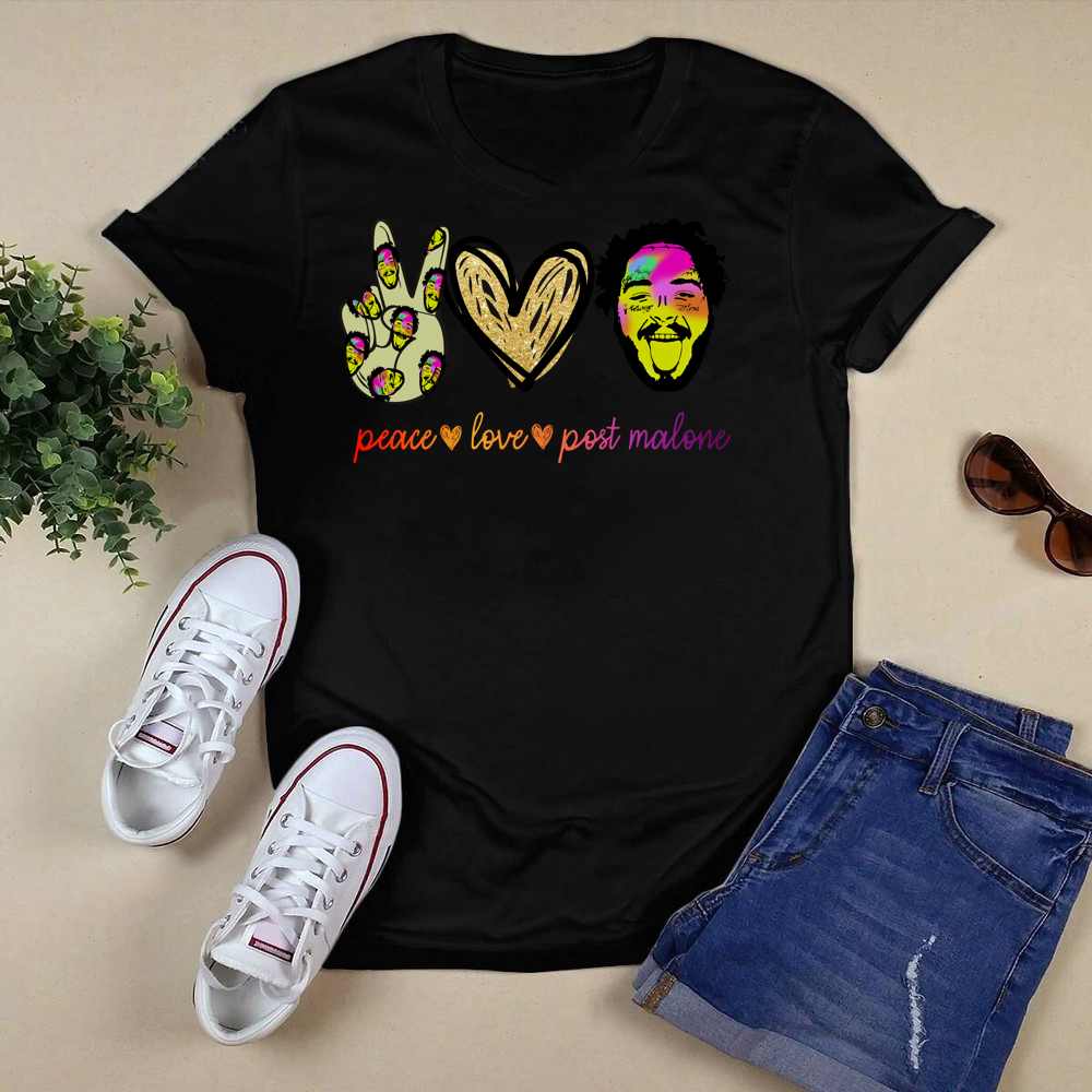Peace Love Post Malone T-shirt.png