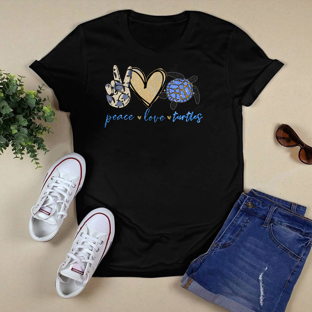 Peace love turtles shirt.png
