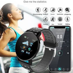 D18 Smart Watch Men Women Smartwatch Blood Pressure Waterproof Digital Watches Sports Fitness Tracker Watch for apple