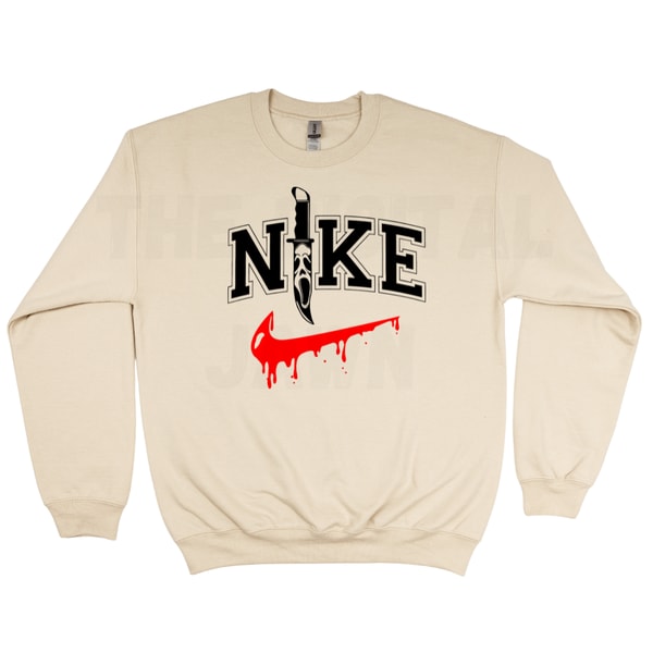 Custom Nike Shirt Nike Halloween Pullover Scream Svg Nike