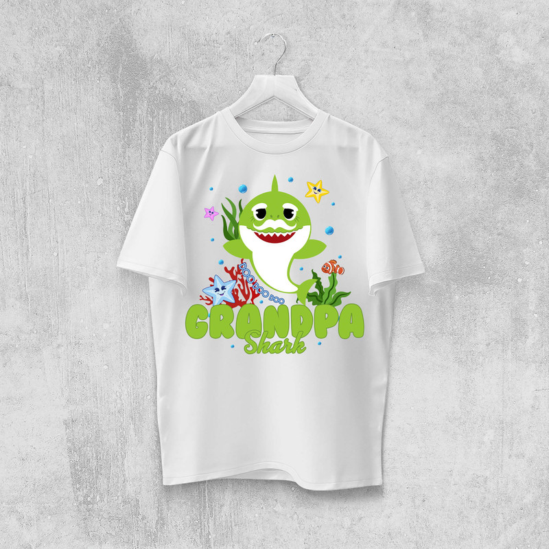 Baby Shark Family Bundle Png Baby Shark Family Baby Shark Birthday PngBaby Shark Birthday Outfit Fa 9