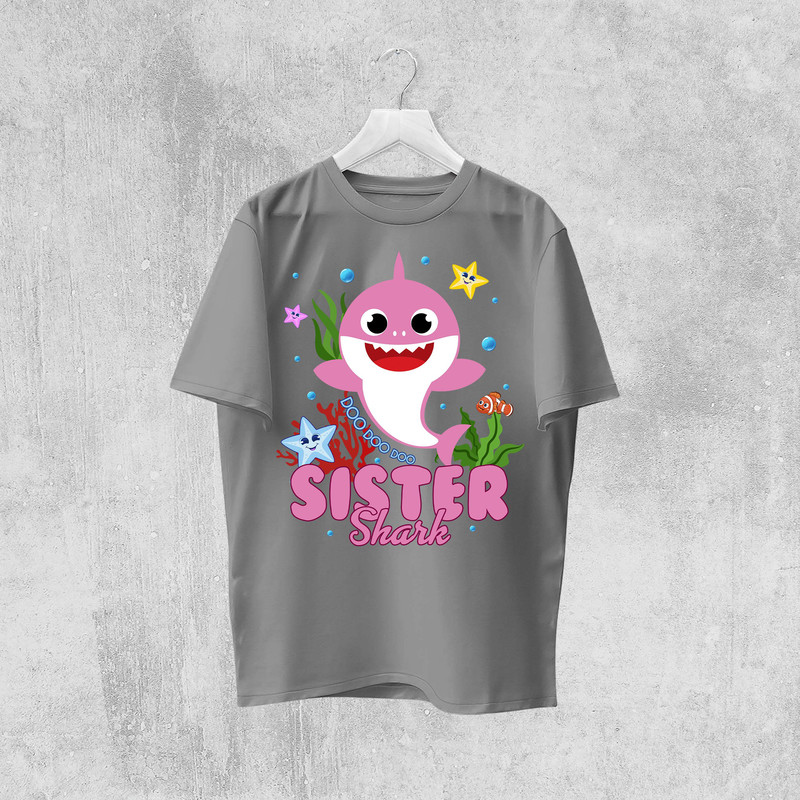 Baby Shark Family Bundle Png Baby Shark Family Baby Shark Birthday PngBaby Shark Birthday Outfit Fa 2