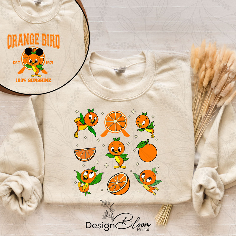 Epcot Orange Bird PNGOrange BirdBack FrontEpcot Flower Festival Epcot Garden Festival 2025 Orange B 1