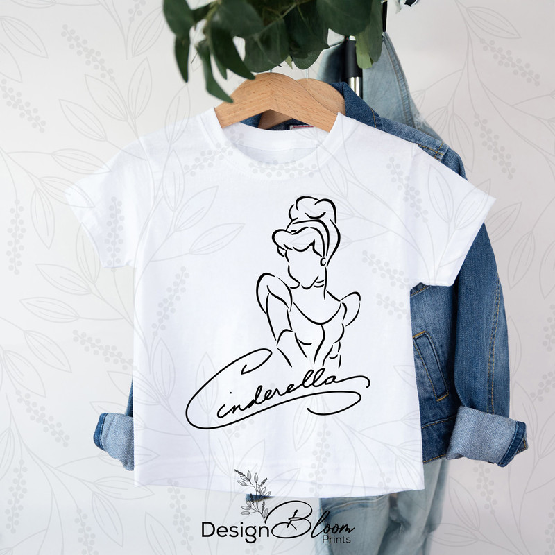 Princess Silouette And Sign Png Svg Bundle Princess Signature Magical Castle Character Svg Png Cric 1