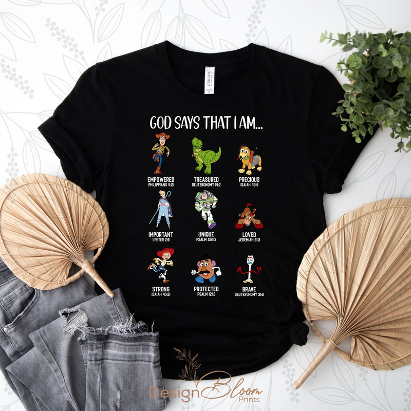 Toy Story Characters Mickey Head PNG God Says I Am Png Toy Story Faith Friends Vacation Png Family  3