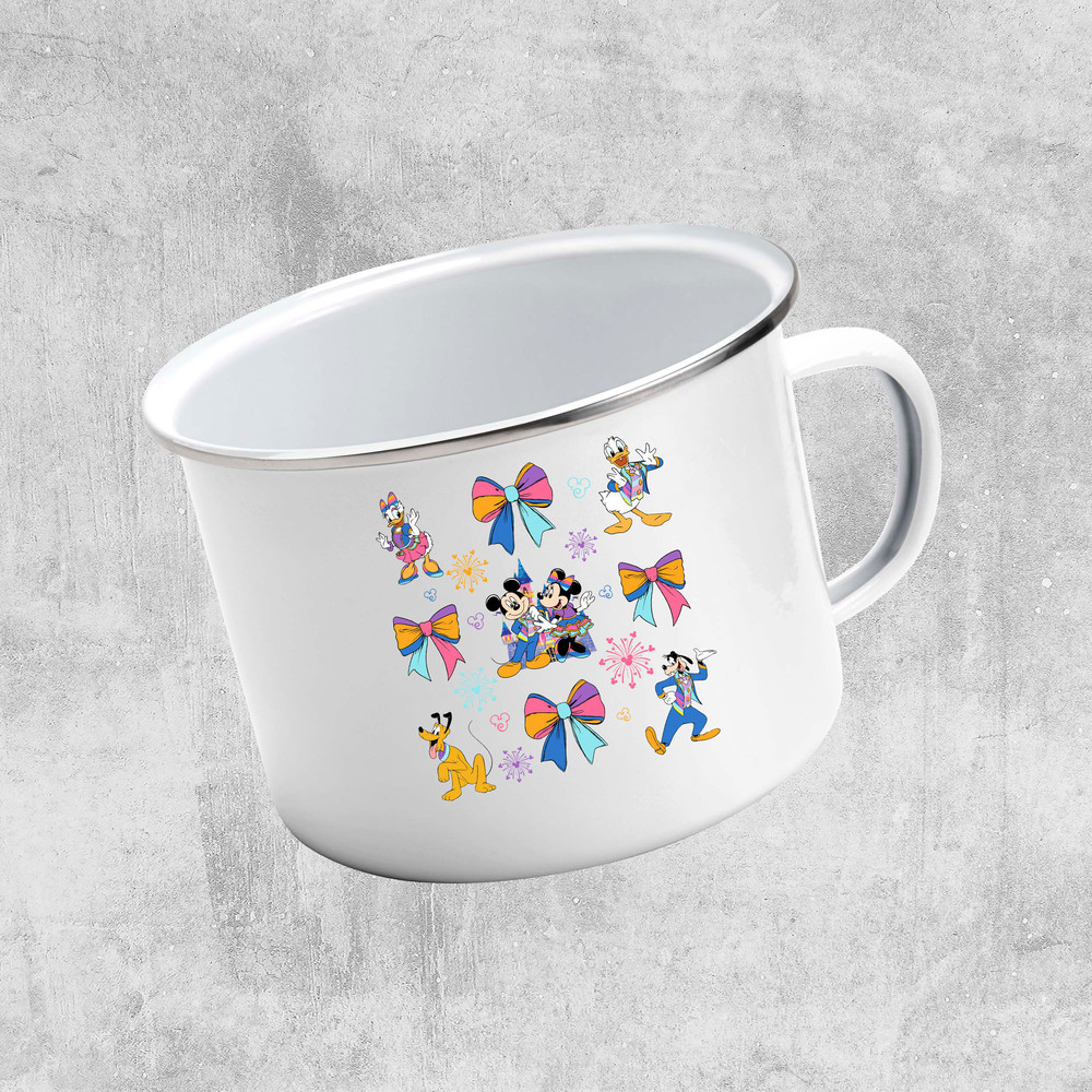 70th Years Of Disney Coquette AnniversaryMickey And Friends Bow Celebration Png Magic Kingdom Png 7