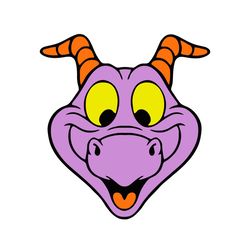 funny face figment disneyland mascot svg