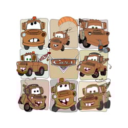 disney vintage cars sir tow mater kg png