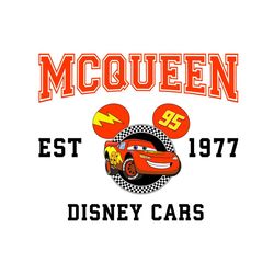 disney cars lightning mcqueen 95 est 1977 png