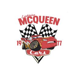 disney pixar cars lightning mcqueen est 1977 png