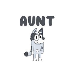 aunt trixie heeler bluey dog family svg