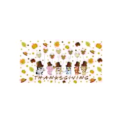 bluey bingo friends thanksgiving day png