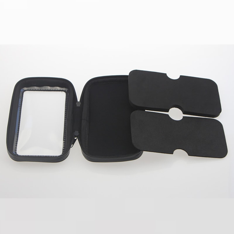 Waterproof Motorcycle Phone Mount Holder With Rain Cover Rotation Motorbike Rearview Mirror Mount F 1