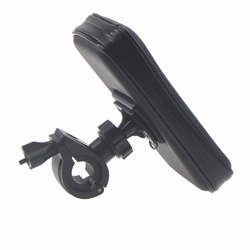 Waterproof Bike Phone Holder, Motorcycle Phone Mount, Fully Enclosed Touch Sensitive Design, Compatible with All Phones